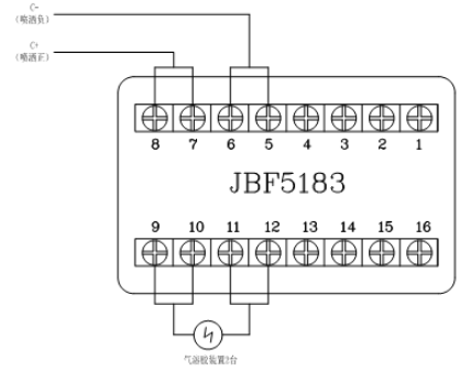 JBF5016陕西气体灭火控制器控制气溶胶陕西气灭装置接线